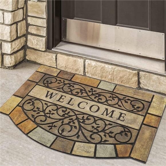 Durable Welcome Door Mats, 24"x36" Heavy-Duty Large Outdoor Mat for Front Door - Picture 3 of 6